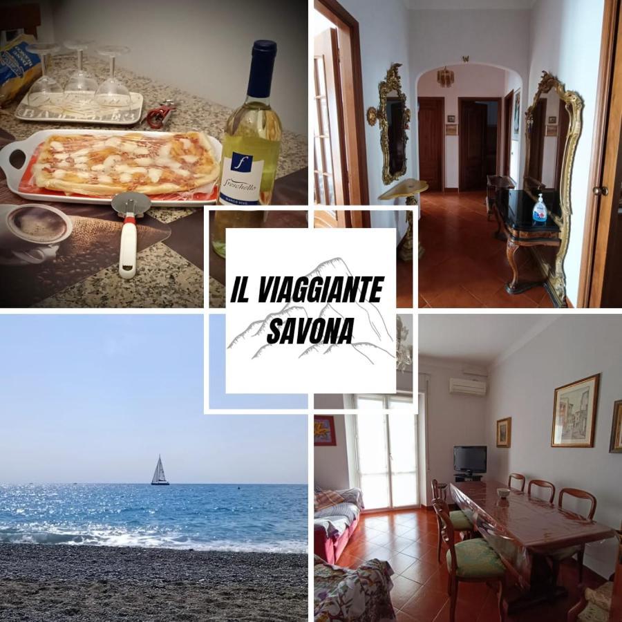 Il Viaggiante Mare 350 M - Quadrilocale - Centro Commerciale - Universita -Porto Costa Crociere E Corsica Ferries Савона Екстер'єр фото