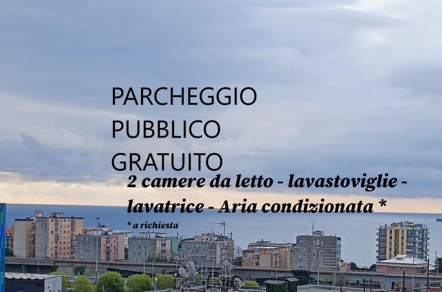 Il Viaggiante Mare 350 M - Quadrilocale - Centro Commerciale - Universita -Porto Costa Crociere E Corsica Ferries Савона Екстер'єр фото